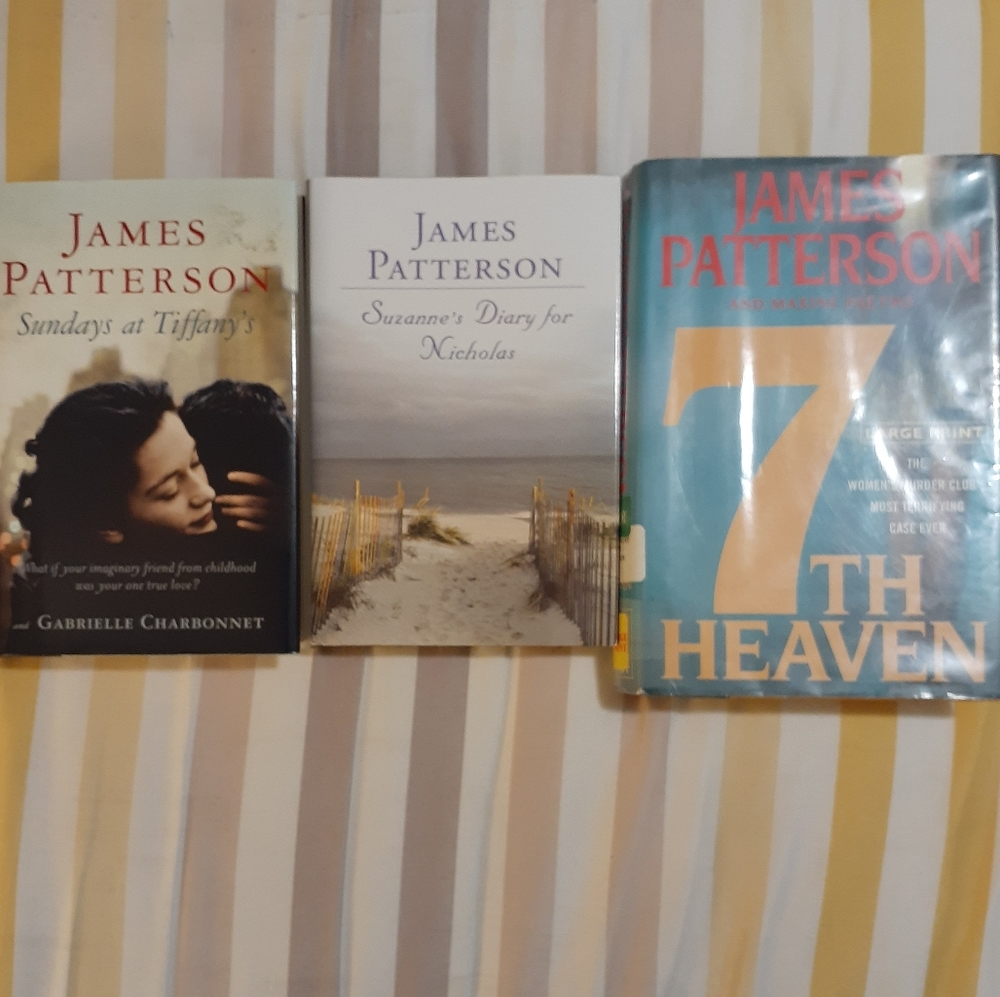 James Patterson Hard Covered Novels Books